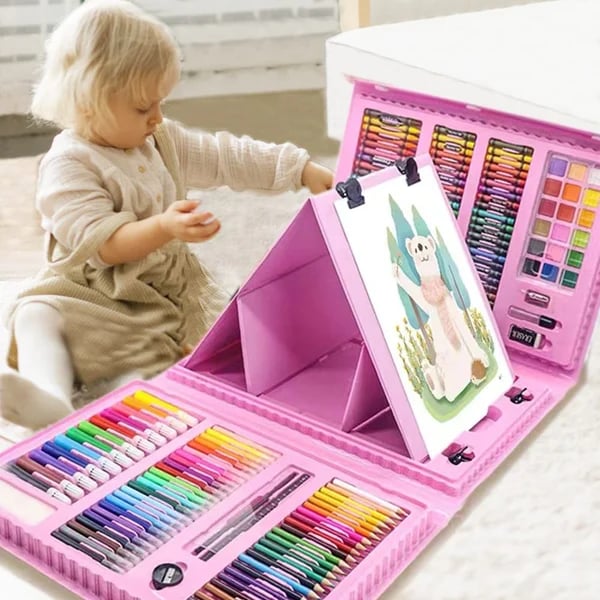 🔥Set d'art créatif de luxe 6 en 1 🧑‍🎨(cadeau idéal pour les enfants) Chaque enfant est un artiste !
