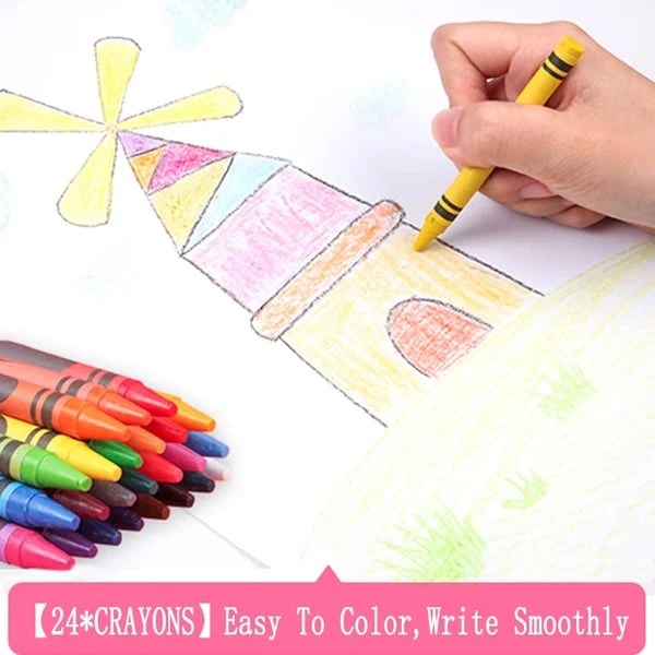 🔥Set d'art créatif de luxe 6 en 1 🧑‍🎨(cadeau idéal pour les enfants) Chaque enfant est un artiste !