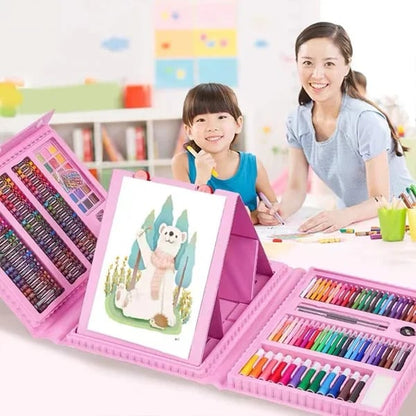 🔥Set d'art créatif de luxe 6 en 1 🧑‍🎨(cadeau idéal pour les enfants) Chaque enfant est un artiste !