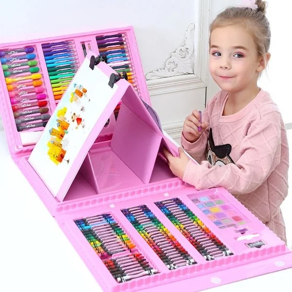 🔥Set d'art créatif de luxe 6 en 1 🧑‍🎨(cadeau idéal pour les enfants) Chaque enfant est un artiste !
