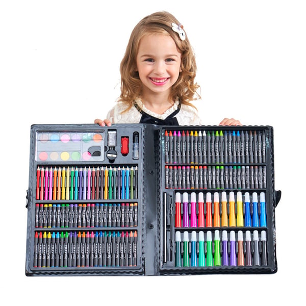 🔥Set d'art créatif de luxe 6 en 1 🧑‍🎨(cadeau idéal pour les enfants) Chaque enfant est un artiste !