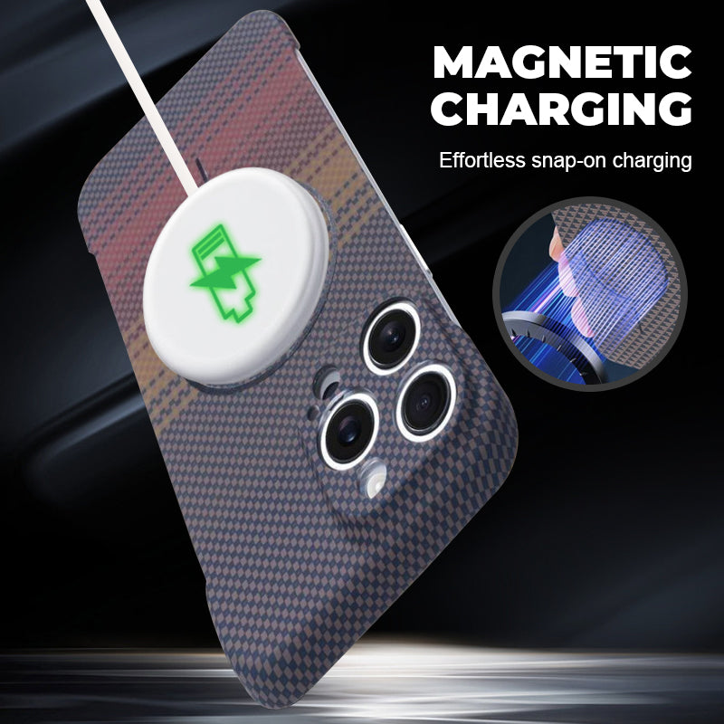 🤩Coque de téléphone magnétique ultra-fine en fibre de carbone🔥