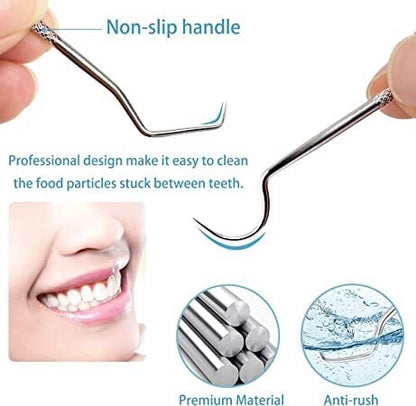 ⚡Set de cure-dents en acier inoxydable | Hygiénique & Durable
