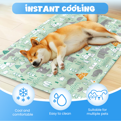 Tapis de refroidissement durable en forme de dessin animé pour animaux de compagnie 🐾❄️