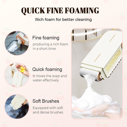 Distributeur multifonctionnel de savon à récurer et à ranger 🧼✨