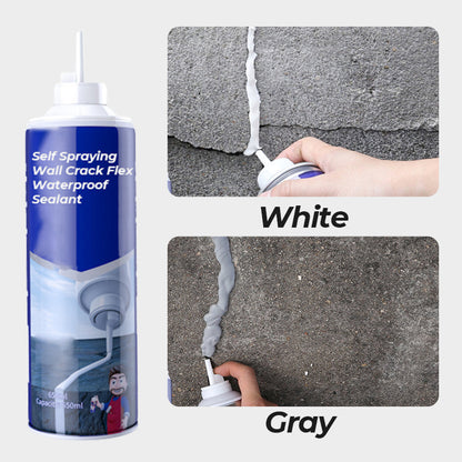🩵🩵Scellant auto-pulvérisant, flexible et imperméable pour fissures murales