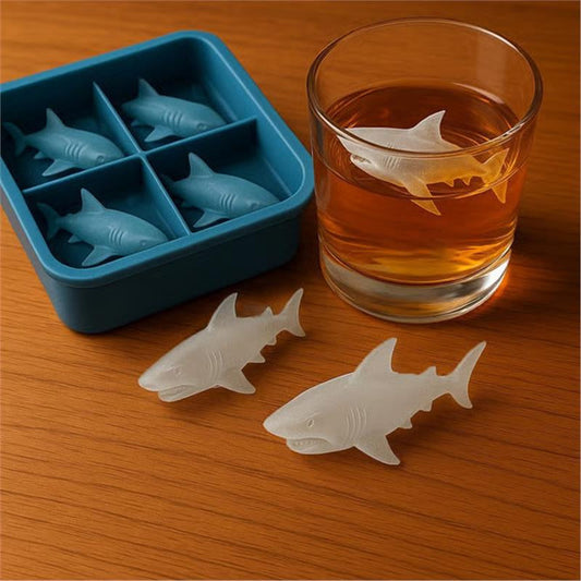 Moule à glace en silicone pour requins créatifs🦈❄️