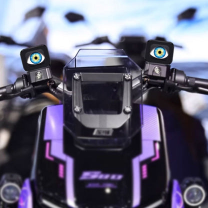 2PCS LED Devil Eyes Lights for Motorcycle Rearview Mirror (Feux du diable pour le rétroviseur de la moto)😈🏍️
