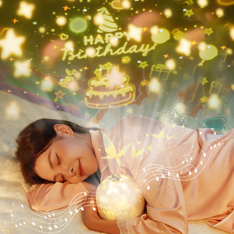 👑[Cadeau créatif] Veilleuse projecteur d'étoiles🌟🎁