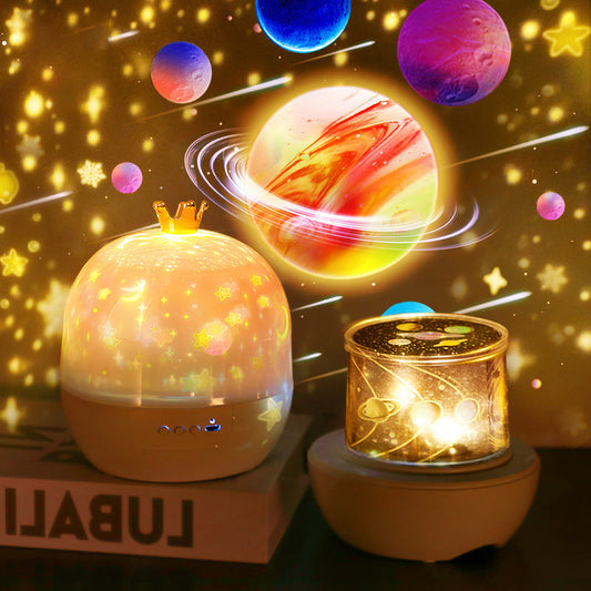 👑[Cadeau créatif] Veilleuse projecteur d'étoiles🌟🎁