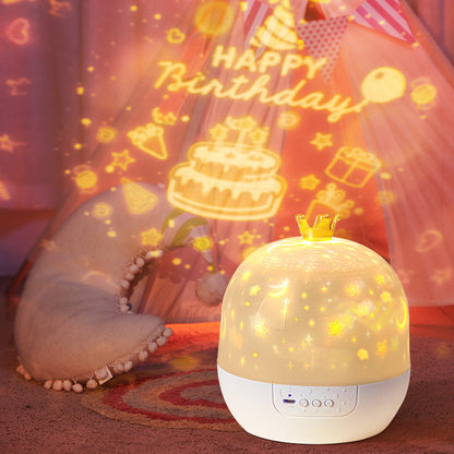 👑[Cadeau créatif] Veilleuse projecteur d'étoiles🌟🎁