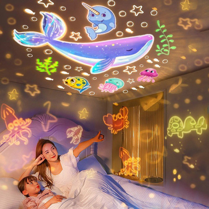 👑[Cadeau créatif] Veilleuse projecteur d'étoiles🌟🎁
