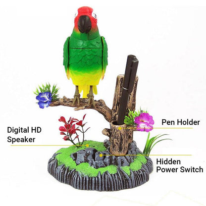 👑Jouet interactif en forme d'oiseau gazouillant activé par la voix🐦🎤