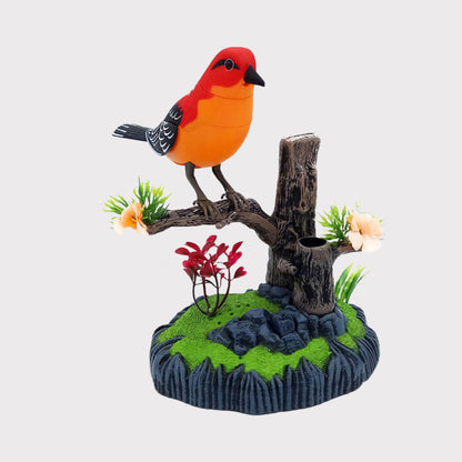 👑Jouet interactif en forme d'oiseau gazouillant activé par la voix🐦🎤
