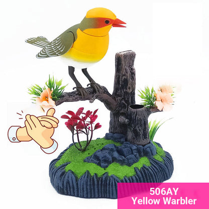 👑Jouet interactif en forme d'oiseau gazouillant activé par la voix🐦🎤