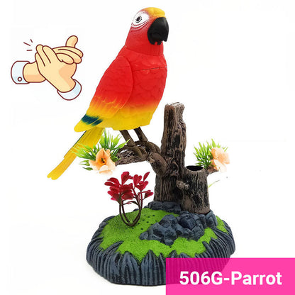 👑Jouet interactif en forme d'oiseau gazouillant activé par la voix🐦🎤