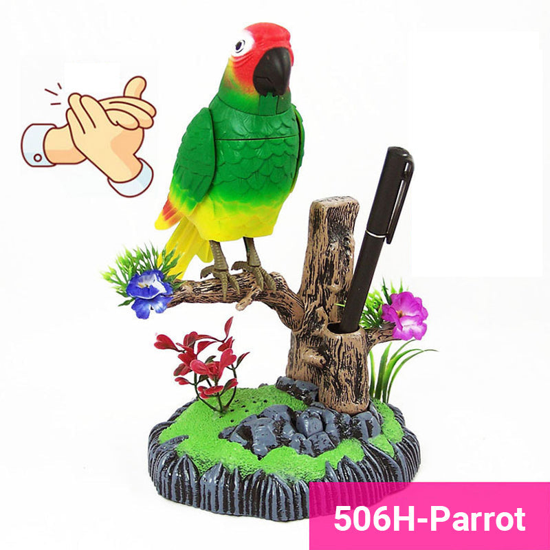 👑Jouet interactif en forme d'oiseau gazouillant activé par la voix🐦🎤