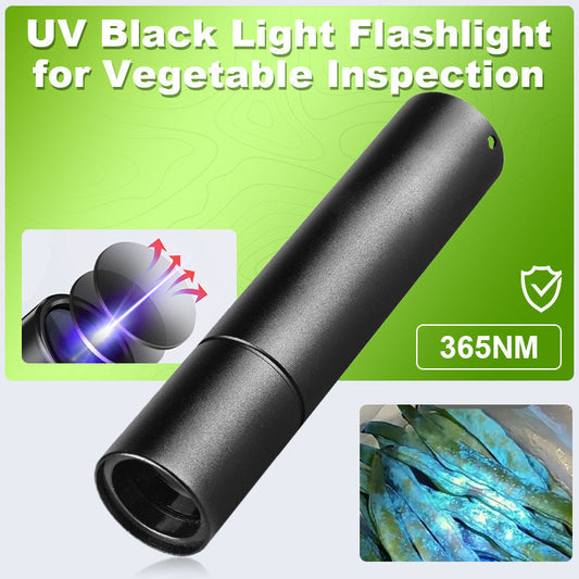 🔦🌿 Lampe UV à lumière noire pour inspection des légumes⚡
