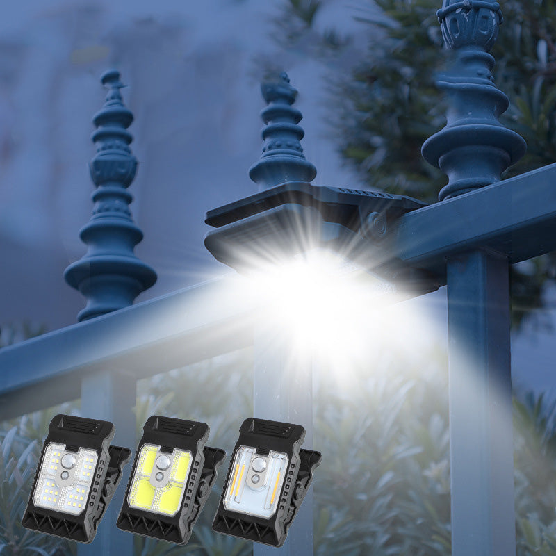 🎅 Offres Spéciales pour Noël 🎅Lampe Solaire à Clip Extérieur avec Détecteur de Mouvement🏡✨