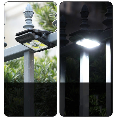 🎅 Offres Spéciales pour Noël 🎅Lampe Solaire à Clip Extérieur avec Détecteur de Mouvement🏡✨