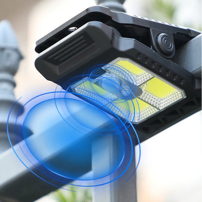🎅 Offres Spéciales pour Noël 🎅Lampe Solaire à Clip Extérieur avec Détecteur de Mouvement🏡✨