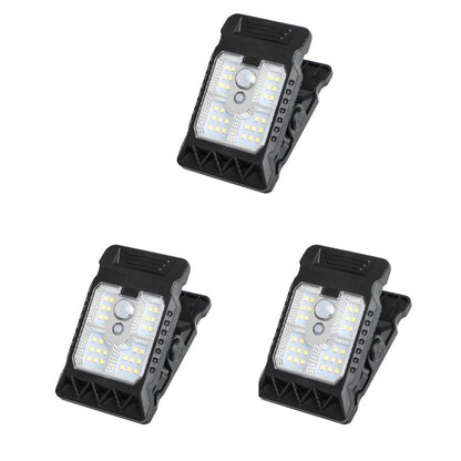 🎅 Offres Spéciales pour Noël 🎅Lampe Solaire à Clip Extérieur avec Détecteur de Mouvement🏡✨