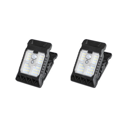 🎅 Offres Spéciales pour Noël 🎅Lampe Solaire à Clip Extérieur avec Détecteur de Mouvement🏡✨