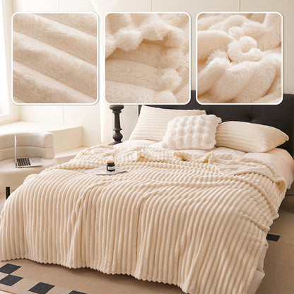 🍂Soldes d'automne – 50 % de réduction !🛏️Couverture épaisse en peluche avec motif lapin et housse en velours lait🏆Blottissez-vous dans un confort ultime