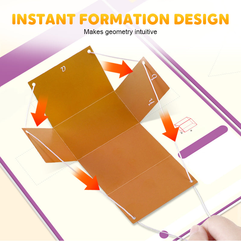 🏆Livre d'Apprentissage de Géométrie 3D à Ficelles📐✂️