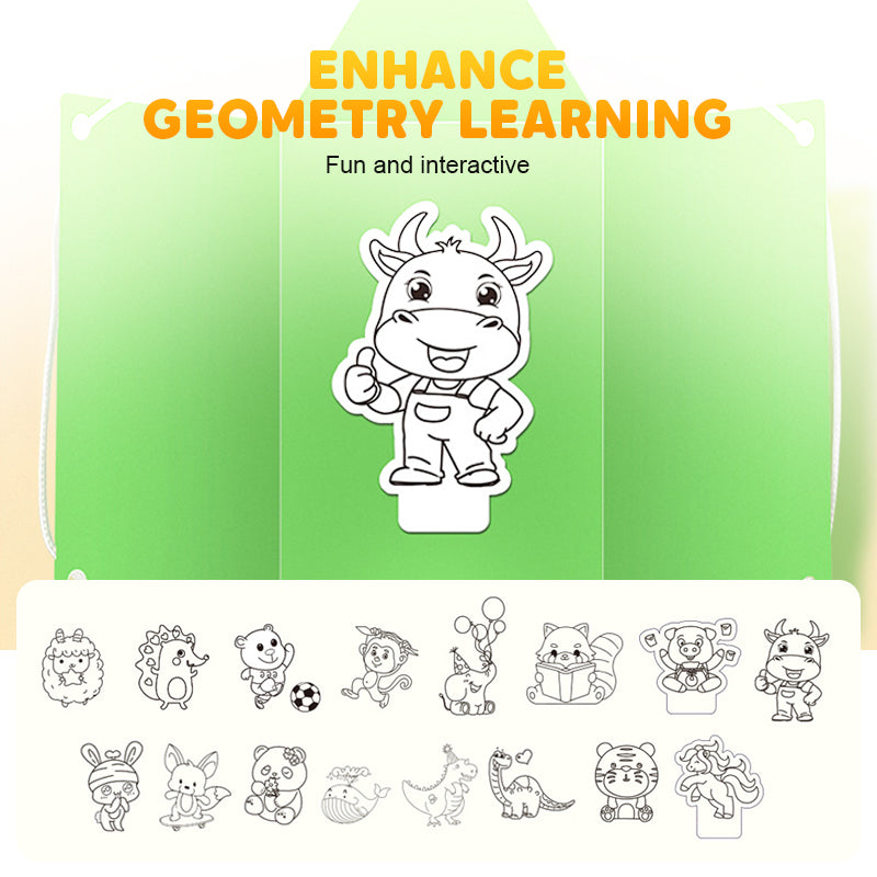 🏆Livre d'Apprentissage de Géométrie 3D à Ficelles📐✂️
