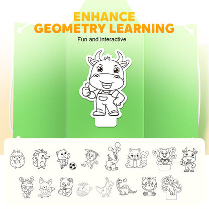 🏆Livre d'Apprentissage de Géométrie 3D à Ficelles📐✂️