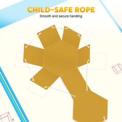 🏆Livre d'Apprentissage de Géométrie 3D à Ficelles📐✂️