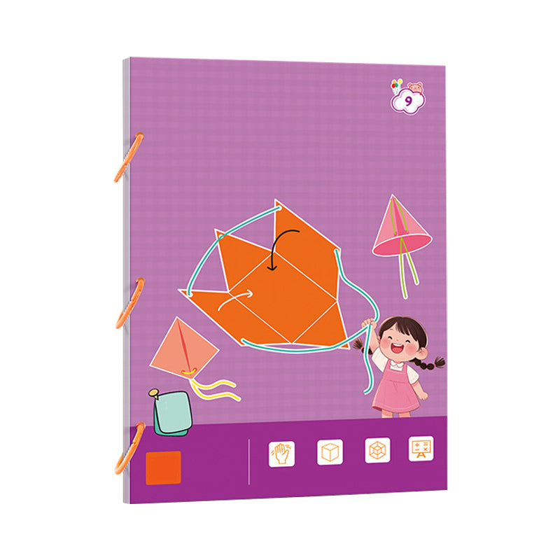 🏆Livre d'Apprentissage de Géométrie 3D à Ficelles📐✂️