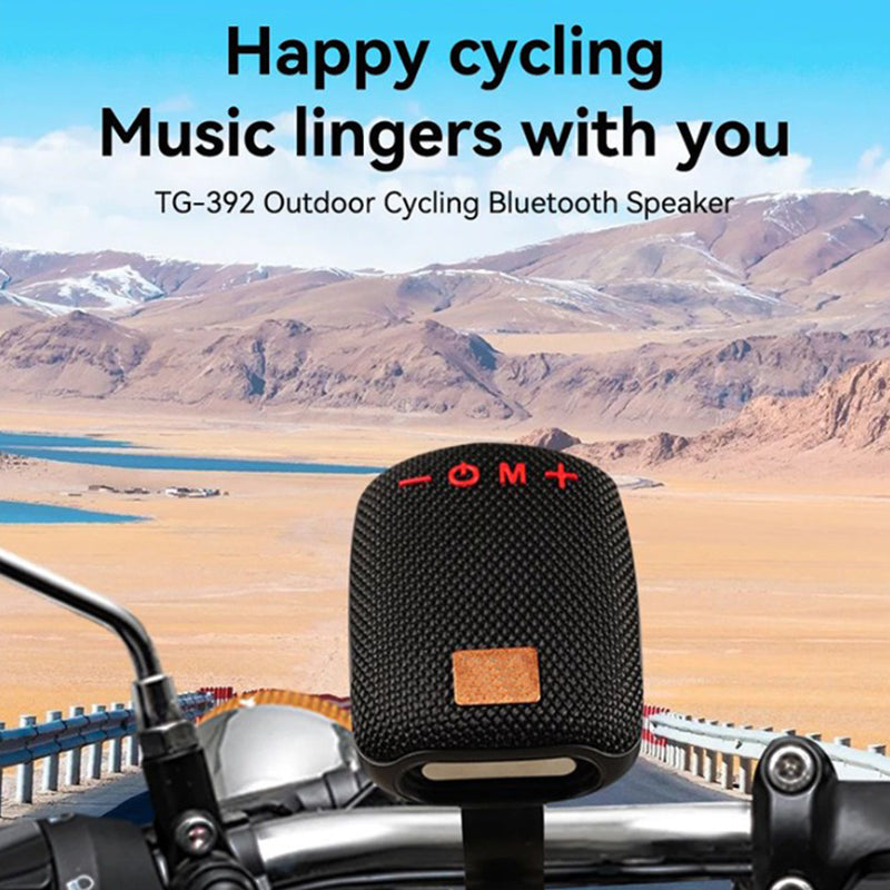 💎 58% DE RÉDUCTION! 💎 Enceinte Bluetooth sport pour vélo – Étanche IPX5, TWS et compatible carte microSD