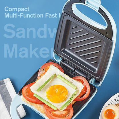 🔥 60% OFF INSTANTANÉ ! 🥪 Machine à Sandwich Multifonction - Chauffage Rapide, Design Compact Bleu/Blanc pour Cuisine et Bureau 💙⚡