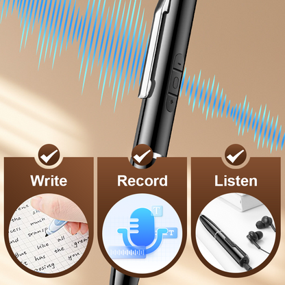 🔥 DERNIER JOUR DE PROMOTION - 50% DE RÉDUCTION 🔥 Stylo Enregistreur Vocal Multifonction à Haute Capacité