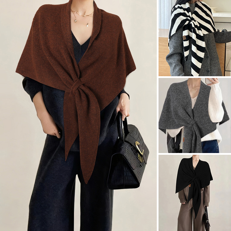Écharpe châle triangulaire tendance pour femme