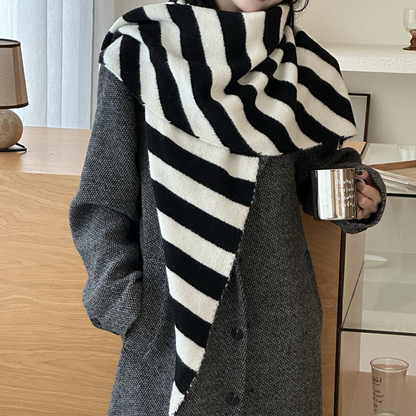 Écharpe châle triangulaire tendance pour femme