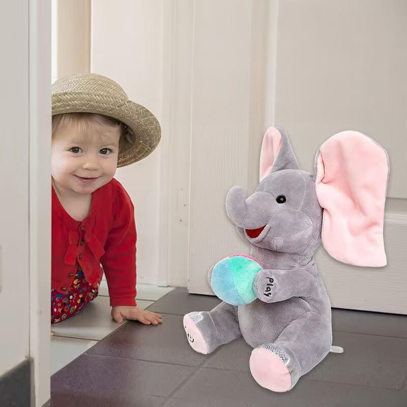 🐘 Jouet Doudou Éléphant Cache-Cache