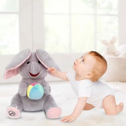 🐘 Jouet Doudou Éléphant Cache-Cache