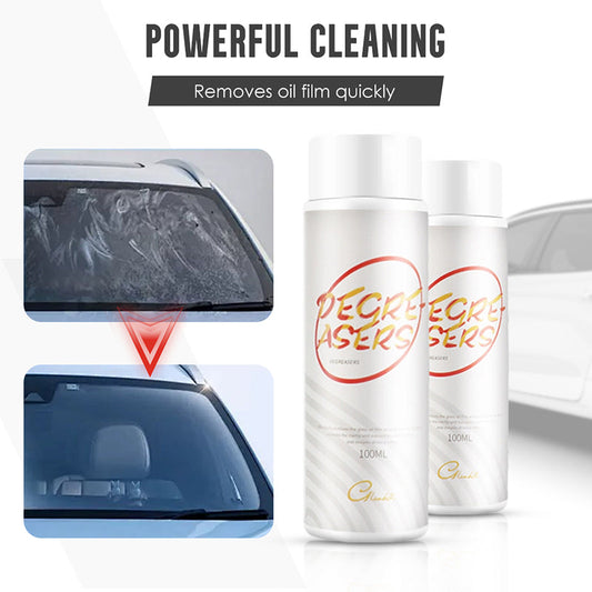 ✨ Nettoyant Vitres Voiture - Élimine Graisse et Buée en 1 Passage ☀️🧽