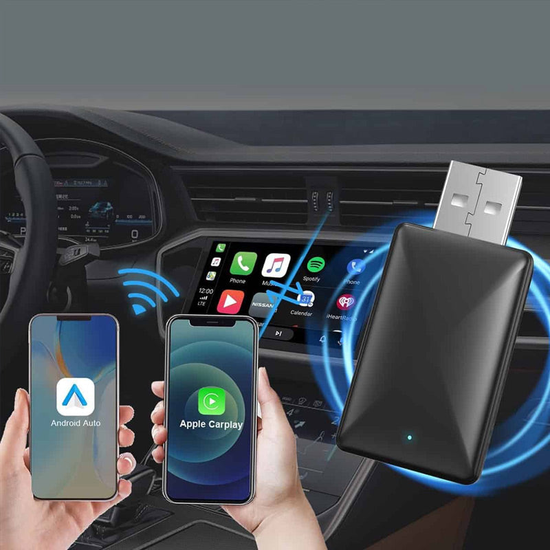 🏆 Boîtier CarPlay Sans Fil avec Port USB⚡👑