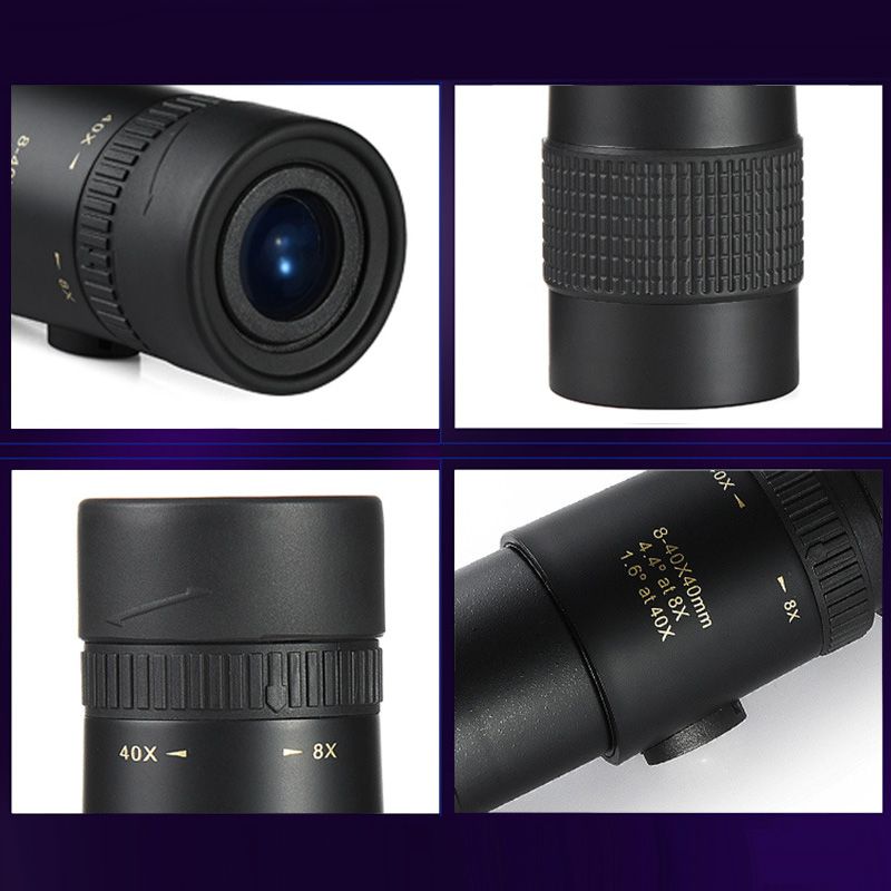 🏆Télescope monoculaire super téléobjectif 4k 8-40x40 mm【Technologie de pointe】💥