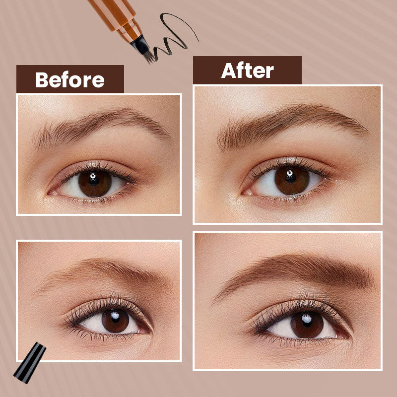 🔥Crayon à sourcils 4-End Natural, Créez rapidement un maquillage de sourcils élégant🔥