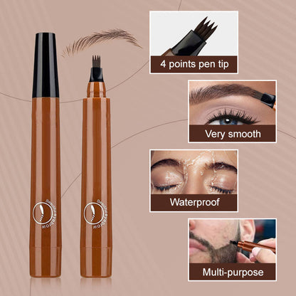 🔥Crayon à sourcils 4-End Natural, Créez rapidement un maquillage de sourcils élégant🔥