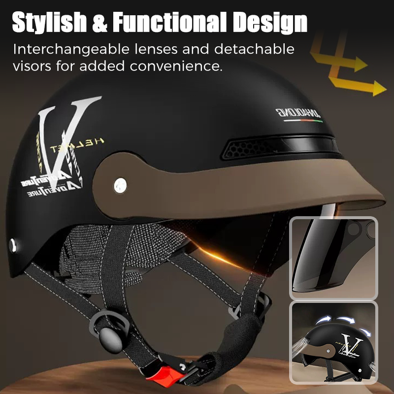 🛡️Breathable Casque de moto léger et résistant aux chocs