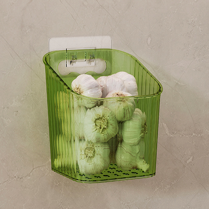 Organisateur de rangement transparent mural