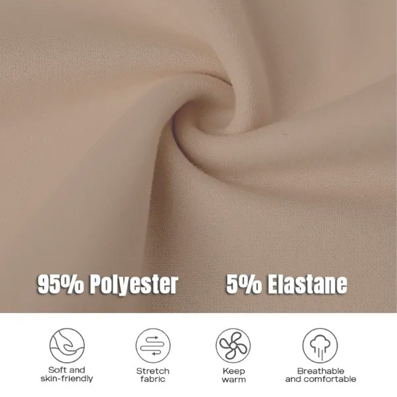 Robe Sweat de Pull Décontractée à Manches Longues et Fente Zippée