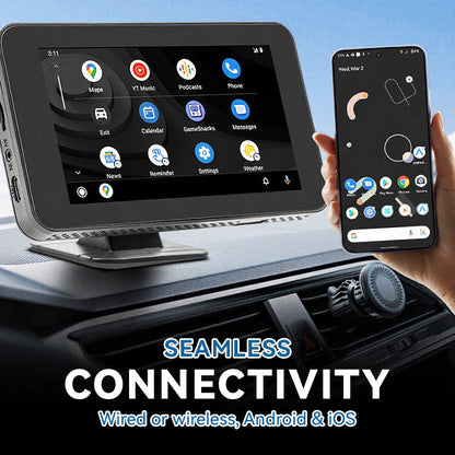 Lecteur multimédia pour voiture 4,7 pouces avec écran tactile HD
