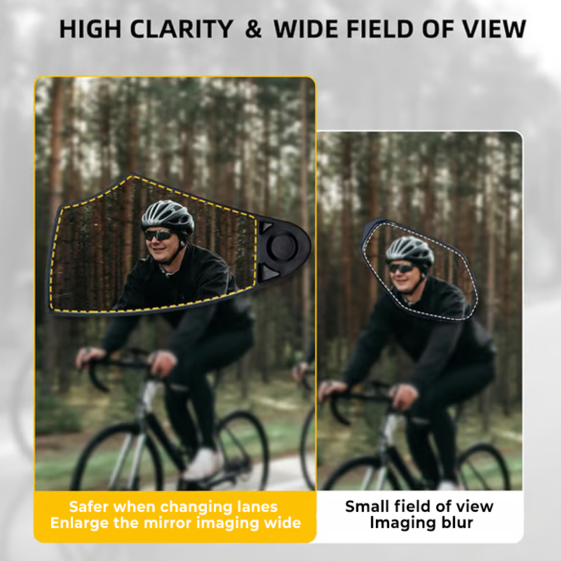 🔥50% DE RÉDUCTION – Rétroviseur de vélo réglable à 360°, 💪 pour guidon – ⏳ La vente se termine lorsque les stocks sont épuisés.